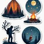Camping & Adventure - Sticker Sheet v11
